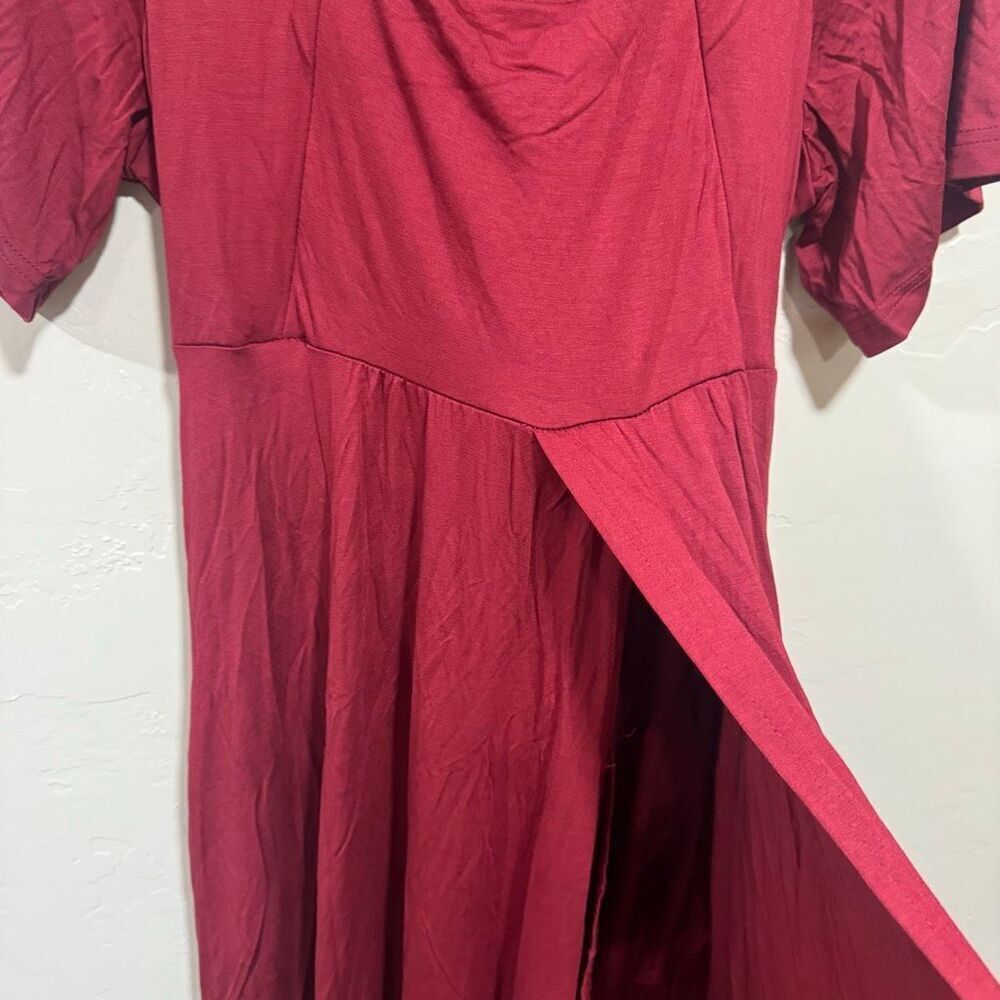 Lila CASSIDY LABOR & POSTPARTUM GOWN Crimson - Picture 11 of 14